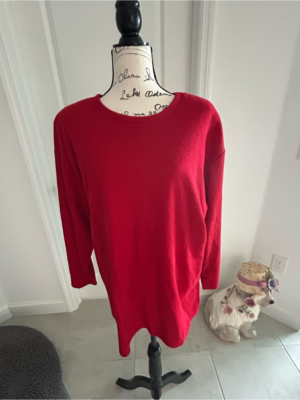 Metro 212 Red Women’s Crewneck Sweater